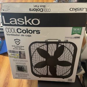Lasko 3 speed black fan